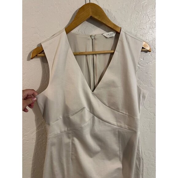 Ted Baker London Salyan White Cocktail Dress - Picture 4 of 11